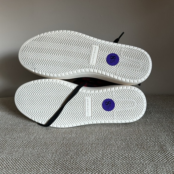 March Fisher Fellow Buffalo Plaid & Faux Fur Hi-Top Sneaker Size 8.5 - Picture 6 of 7